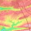 Mappa topografica Maillen, altitudine, rilievo