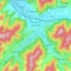 Mappa topografica Haslach, altitudine, rilievo