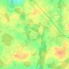 Mappa topografica Pokrent, altitudine, rilievo