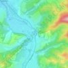 Mappa topografica Hörden, altitudine, rilievo