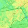 Mappa topografica Moabit, altitudine, rilievo