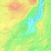 Mappa topografica Покровская, altitudine, rilievo