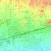 Mappa topografica Cavenago di Brianza, altitudine, rilievo