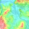 Mappa topografica Runa, altitudine, rilievo