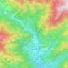Mappa topografica Roccabigliera, altitudine, rilievo