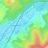 Mappa topografica Ahl, altitudine, rilievo