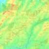 Mappa topografica Werlte, altitudine, rilievo