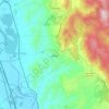 Mappa topografica Alviano, altitudine, rilievo