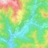Mappa topografica Marcheno, altitudine, rilievo