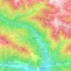 Mappa topografica Rigolato, altitudine, rilievo