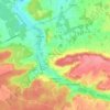 Mappa topografica Treuzy-Levelay, altitudine, rilievo