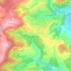 Mappa topografica Etschberg, altitudine, rilievo