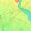 Mappa topografica Paderno d'Adda, altitudine, rilievo