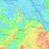 Mappa topografica Oste, altitudine, rilievo