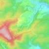 Mappa topografica Machtlos, altitudine, rilievo