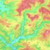 Mappa topografica Sinntal, altitudine, rilievo