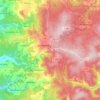Mappa topografica 08261, altitudine, rilievo