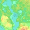 Mappa topografica Drewitzer See, altitudine, rilievo