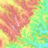 Mappa topografica Sommariva Perno, altitudine, rilievo