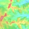Mappa topografica Gondemaria, altitudine, rilievo