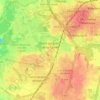 Mappa topografica Saint-Jacques-de-la-Lande, altitudine, rilievo