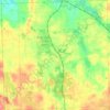 Mappa topografica Rose Township, altitudine, rilievo