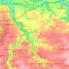 Mappa topografica Reinsberg, altitudine, rilievo