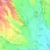 Mappa topografica Mottalciata, altitudine, rilievo