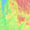 Mappa topografica Nordre Follo, altitudine, rilievo
