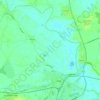 Mappa topografica Wistow, altitudine, rilievo