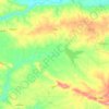 Mappa topografica Portaje, altitudine, rilievo
