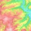 Mappa topografica Lauperath, altitudine, rilievo