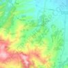 Mappa topografica Ziano Piacentino, altitudine, rilievo