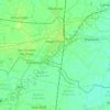Mappa topografica Poggio Rusco, altitudine, rilievo