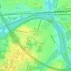 Mappa topografica South Bound Brook, altitudine, rilievo