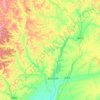 Mappa topografica 莫力达瓦达斡尔族自治旗, altitudine, rilievo