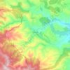 Mappa topografica Cornago, altitudine, rilievo