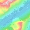 Mappa topografica Marvel Lake, altitudine, rilievo