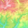 Mappa topografica Emmingen ab Egg, altitudine, rilievo