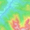 Mappa topografica Lorenzago di Cadore, altitudine, rilievo