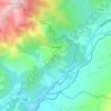 Mappa topografica Tavaco, altitudine, rilievo