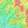 Mappa topografica Serra Riccò, altitudine, rilievo