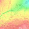 Mappa topografica Maple River, altitudine, rilievo