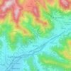 Mappa topografica Nembro, altitudine, rilievo