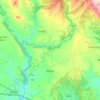Mappa topografica Abiego, altitudine, rilievo