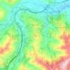 Mappa topografica Basciano, altitudine, rilievo