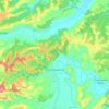 Mappa topografica Incisa Scapaccino, altitudine, rilievo