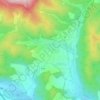 Mappa topografica Rodebach, altitudine, rilievo
