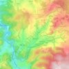 Mappa topografica Lößnitz, altitudine, rilievo