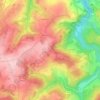Mappa topografica Lampaden, altitudine, rilievo